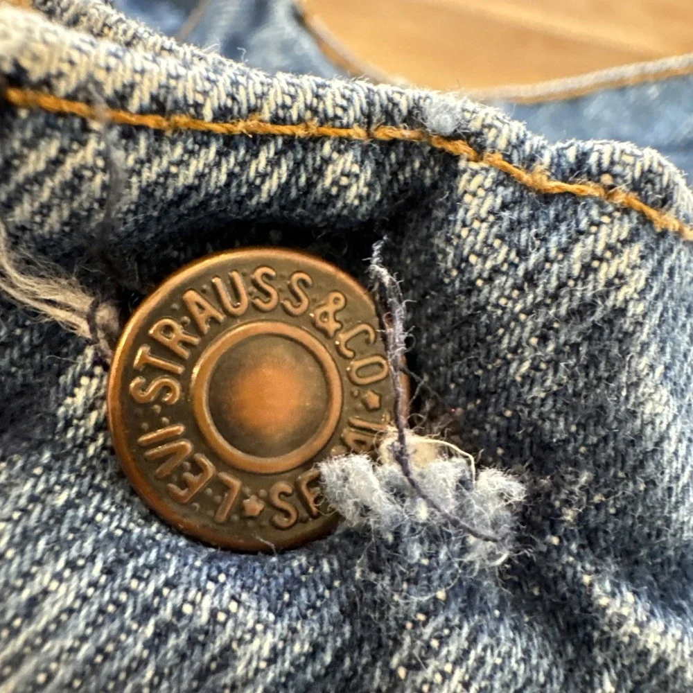 Vintage Levis 506 Jeans Mens 31 x 34 Denim‎ Relaxed Fit Straight Leg Orange Tab